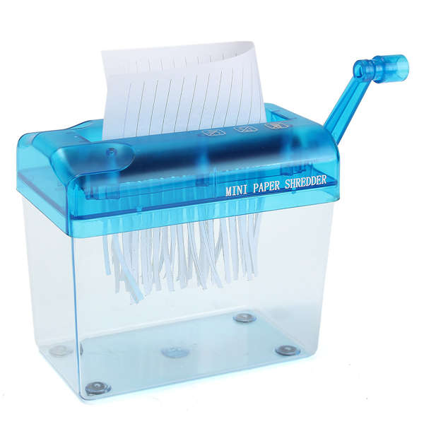 Portable Mini Hand Shredder Paper Handmade Cutting Machine Tool for Office Home
