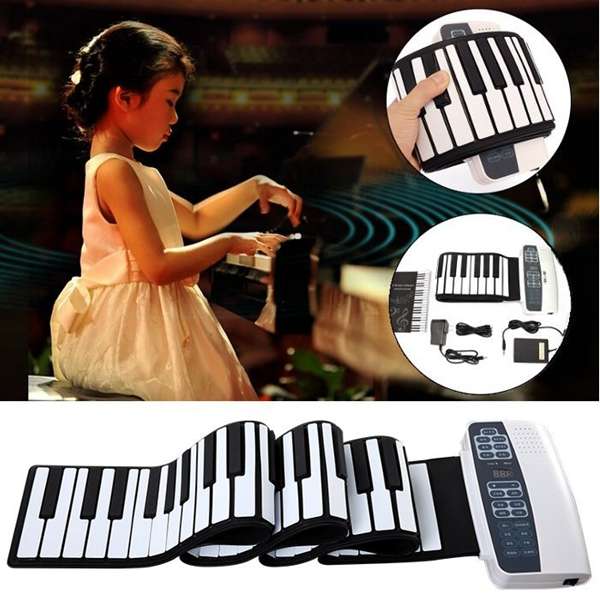 DoReMi S-88 Professional 88 Key Roll Up Piano with MIDI Keyboard