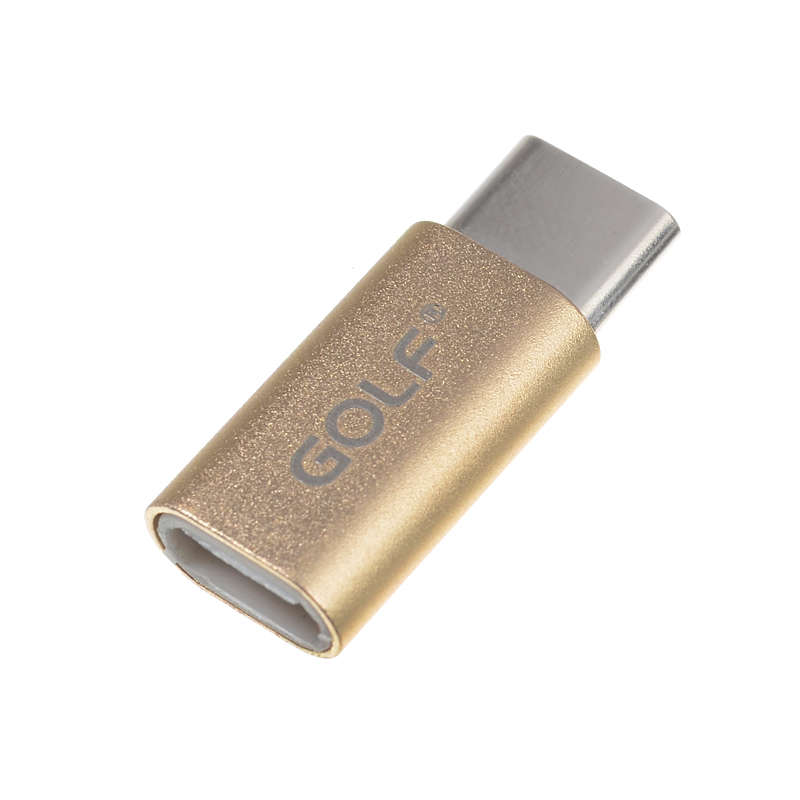 GOLF 2.1A Mini Micro USB to Type C Adapter for Xiaomi Oneplus Huawei Letv