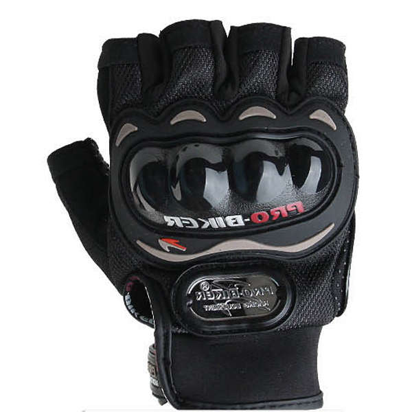 Motorcycle Racing Half Finger Gloves Bike Safety for Pro-biker MCS04 -* Red XXL