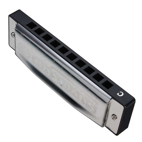 Silver Star HOHNER 10 Holes Blues Harmonica Key Of C