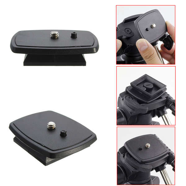 Yunteng Tripod Quick Release Plate Screw Adapter Mount Head For DSLR SLR Digital Camera