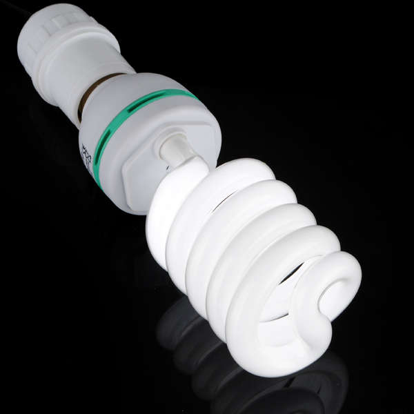 45W 5500K Studio Lighting Daylight Photo Video Bulb Lamp 220V E27