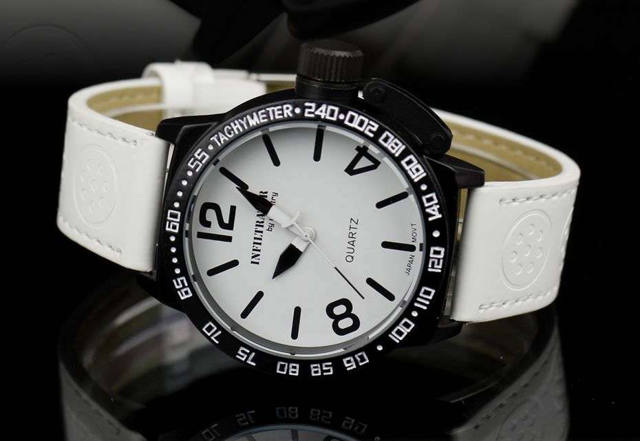 INFANTRY MILITARY CO. Infiltrator SNOW Special Edition Watch BOXED, FULLY LOADED!