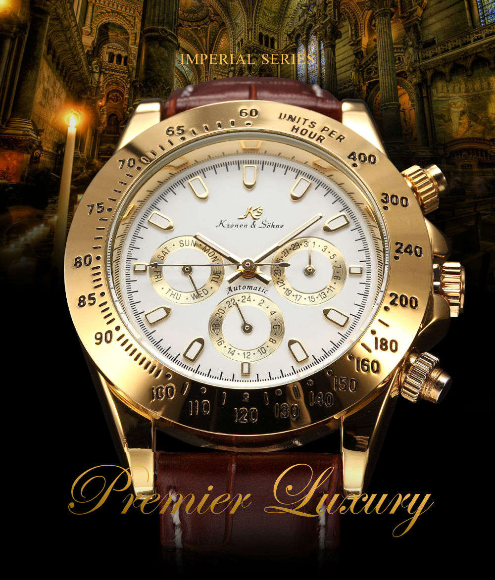 KRONEN & SOHNE Imperial Collection Automatic MECCANICO Chronograph Watch