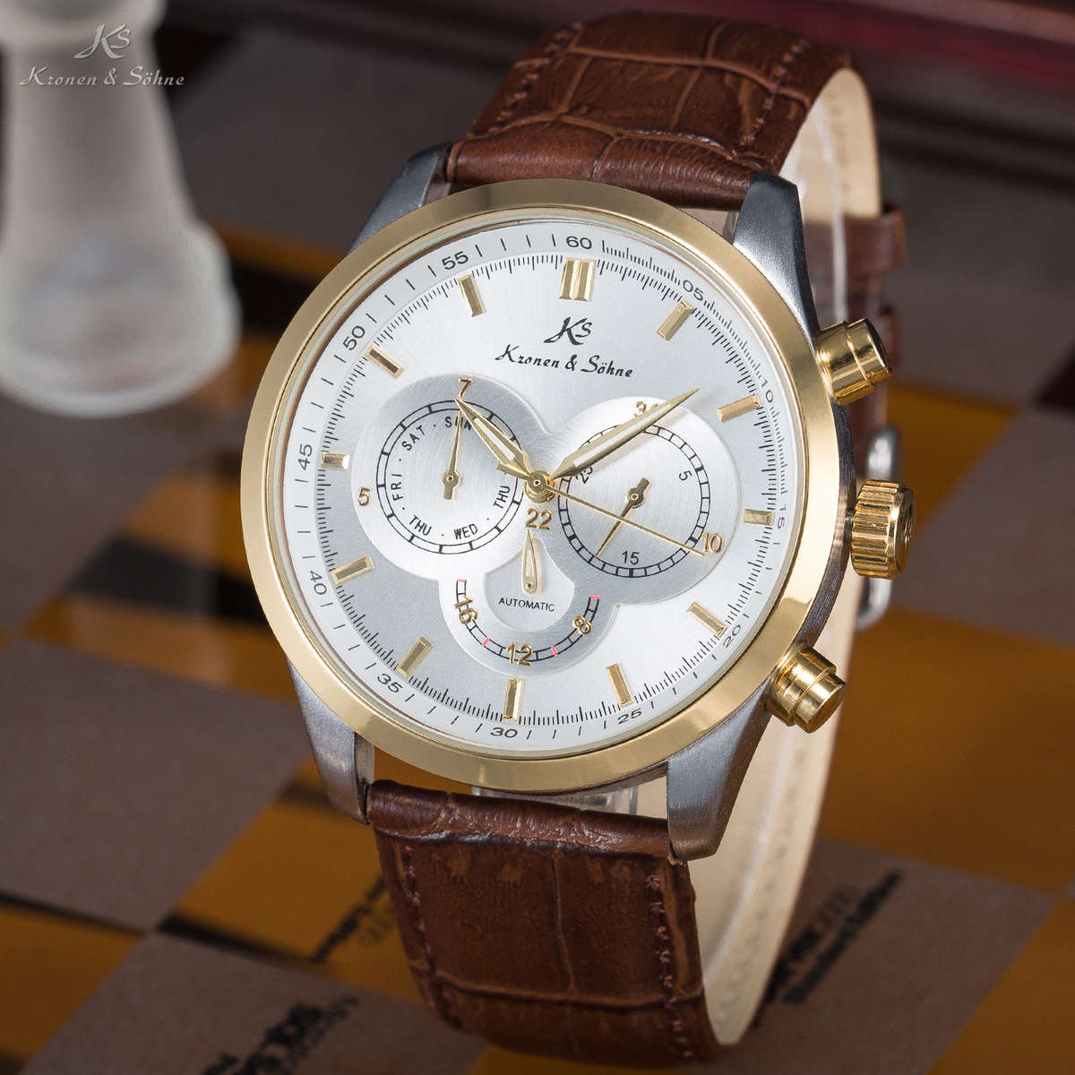 KRONEN & SOHNE Imperial Collection Automatic MECCANICO Chronograph Watch