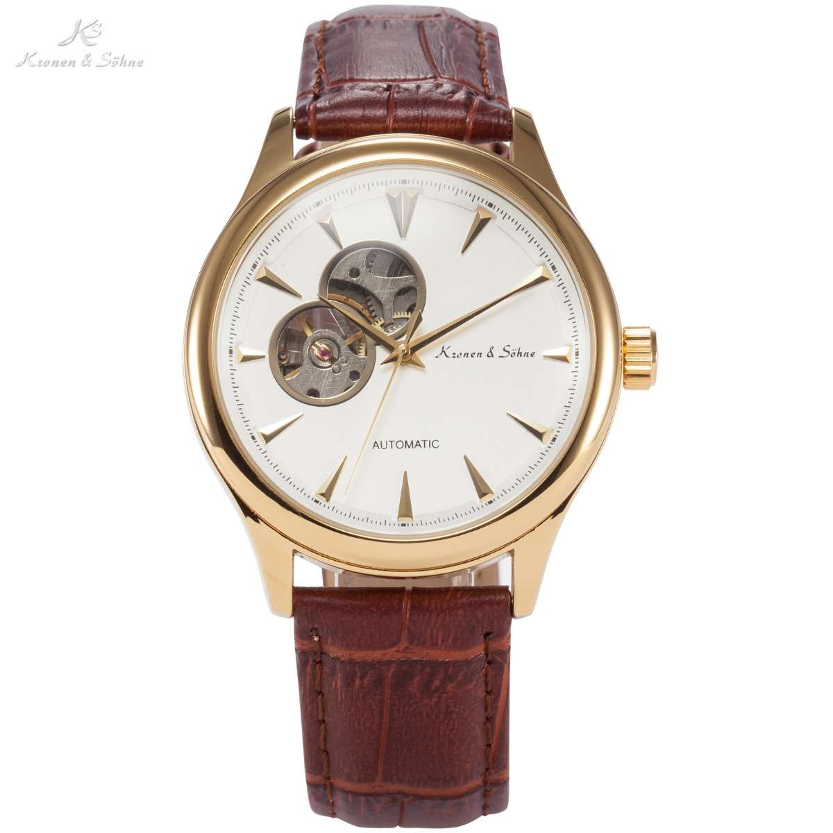 KRONEN & SOHNE Navigator TOURBILLON Voyager AUTOMATIC Watch NEW w/ BOX AND PAPERS