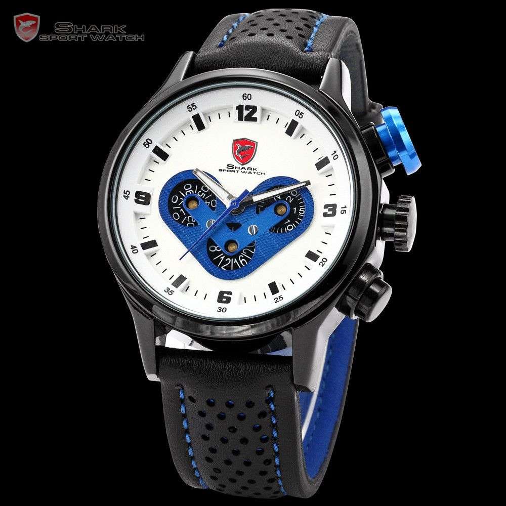 brand new SHARK F1 INSPIRED CHRONOGRAPH WATCH BRAND NEW W/ BOX, PAPERS, LOADED!!