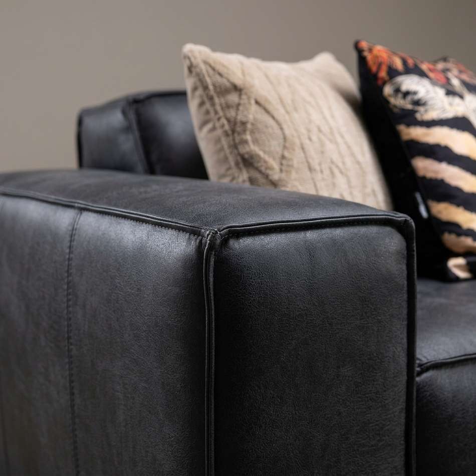 KC Furn-Elite 3 Division Genuine Leather Sofa