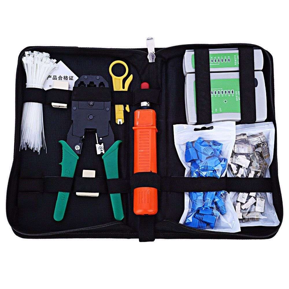 Professional Computer Network Maintenance Tool Kit, Network Installation Tool Kits Network Cable ...