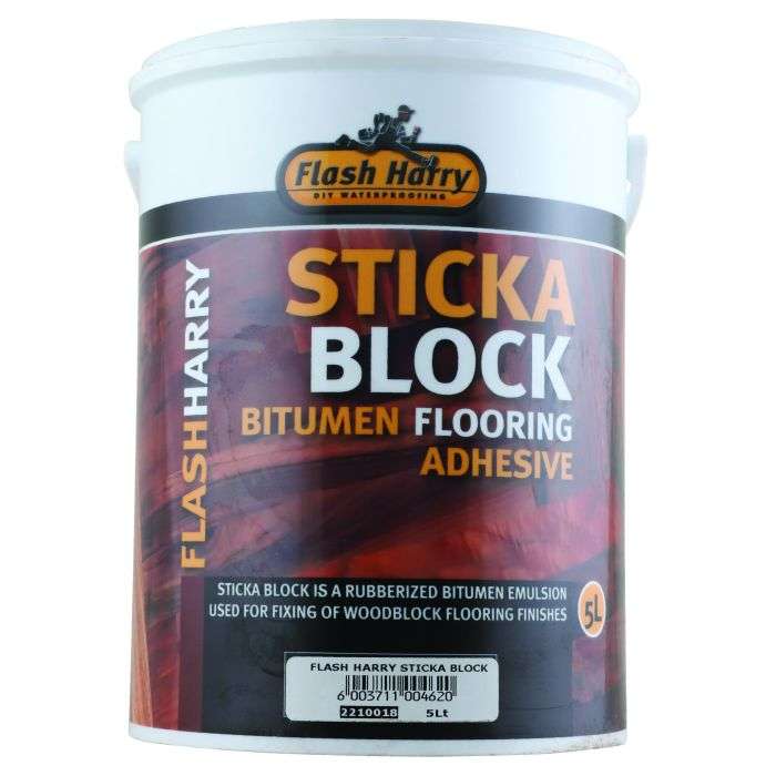 Flash Harry Sticka Block Bitumen Flooring Adhesive 5L