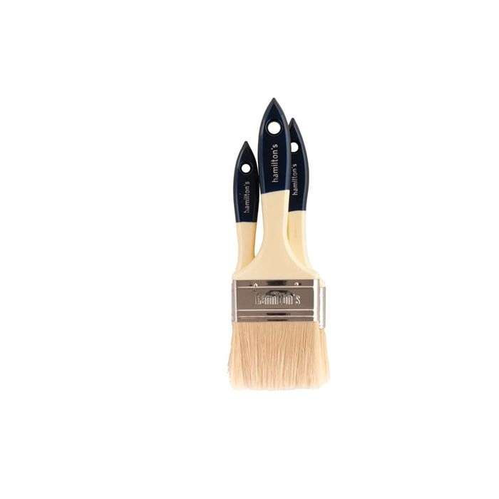 Hamilton's Silkcoat 3 Piece Paint Brush Set - 25/50/75mm
