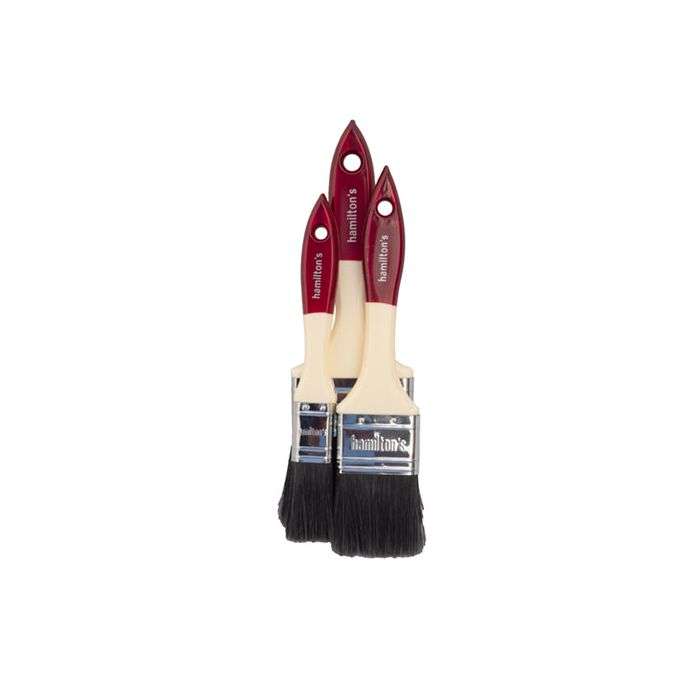 Hamilton's Utility 3 Piece Paint Brush Set
