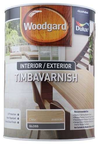 Dulux Woodgard Timbavarnish 5L-Clear