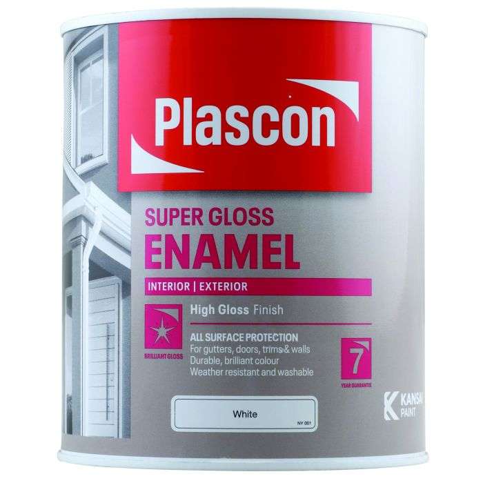 Plascon Super Universal Enamel White 1L