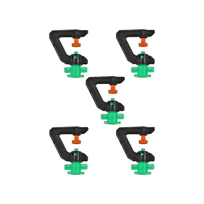 Eco Garden Micro Irrigation Orange 360° Head - 5 Pack