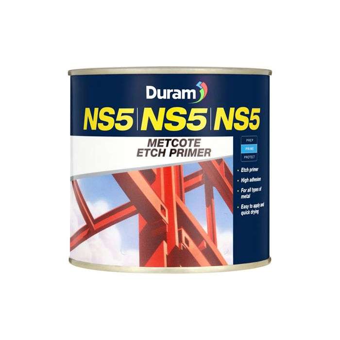 Duram NS5 Metcote Etch Primer Black 500ml