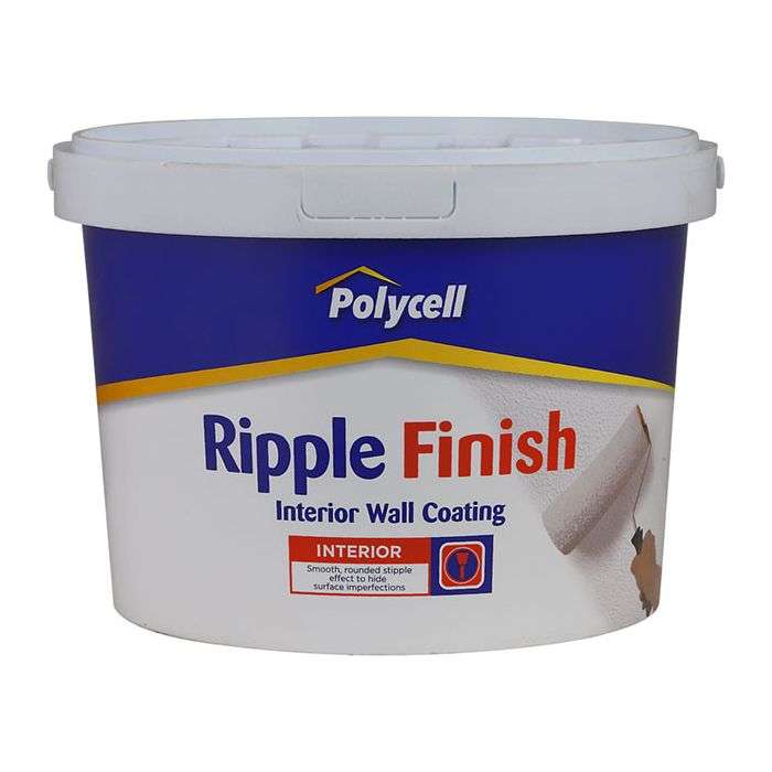 Polycell Ripple Finish White 5L