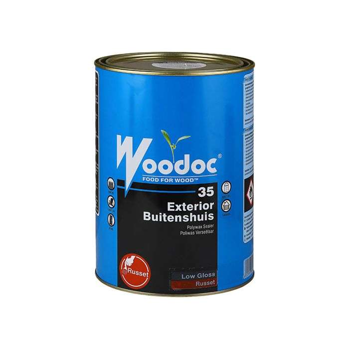 Woodoc 35 Exterior Polywax Sealer 5L - Dark Brown