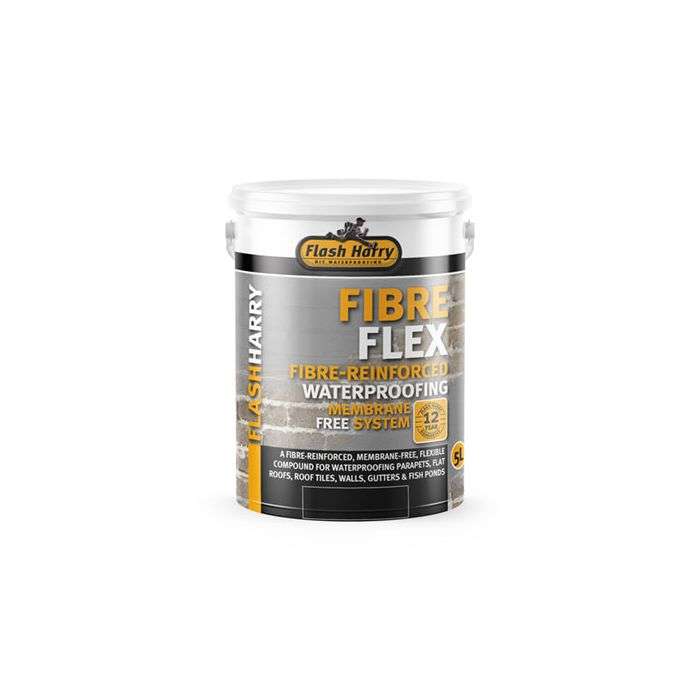 Flash Harry Fibre-Flex Waterproofing 5L-Red