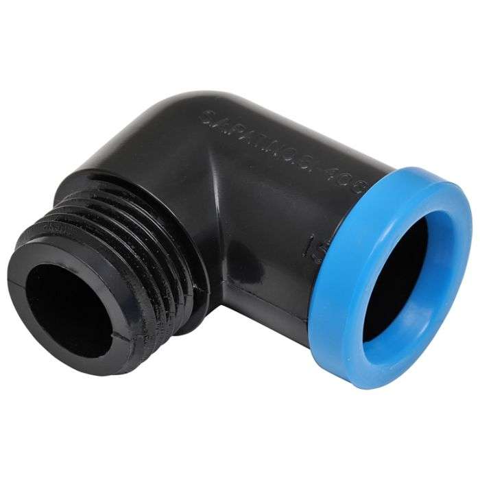 Full Flow Irrigation Male Combination Elbow 15mm x 1/2"