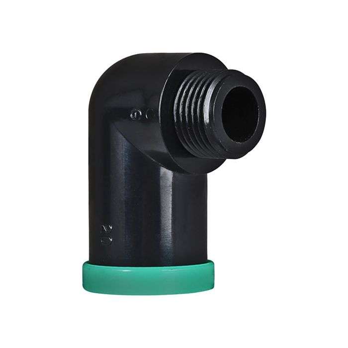 Full Flow Irrigation Male Combination Elbow 20mm x 1/2"