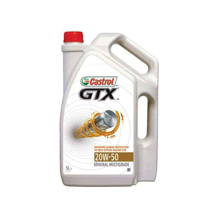 Castrol GTX 20W-50 Motor Oil 5L