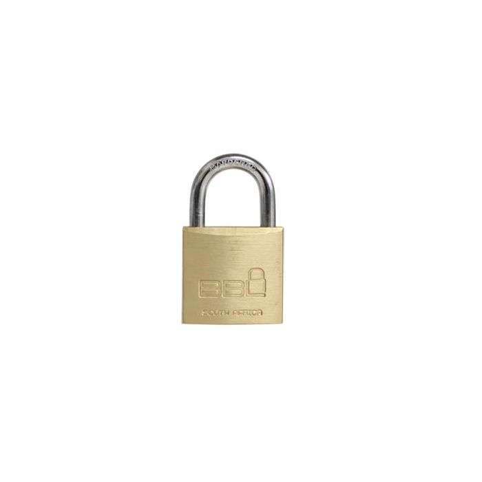 BBL Brass Padlock 30mm- 3 Pack