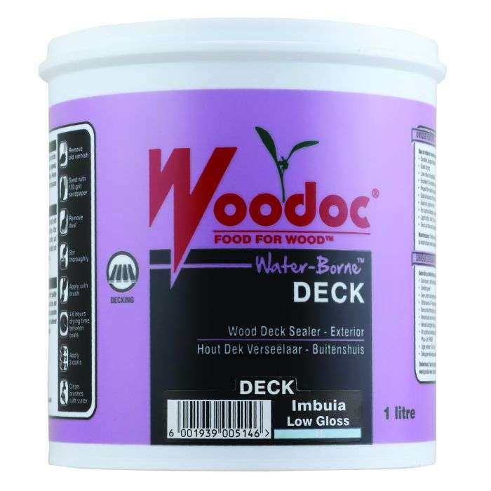 Woodoc Water-Borne Deck Sealer 1L Imbuia