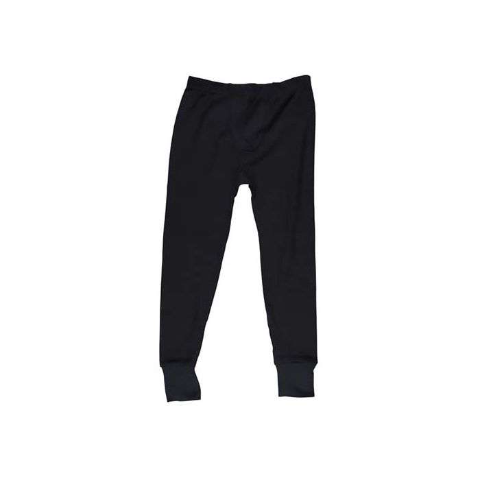 Black Thermal Long Johns 2x Extra Large