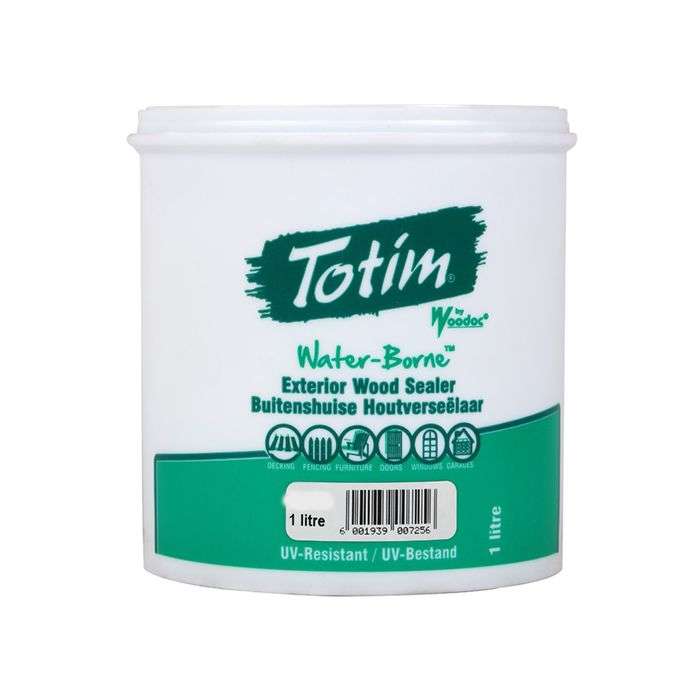 Totim Water-Borne Exterior Wood Sealer 1L - Clear