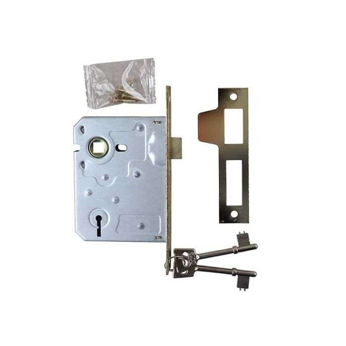 Brass Plated S/Lock 3-Lever Lock Only