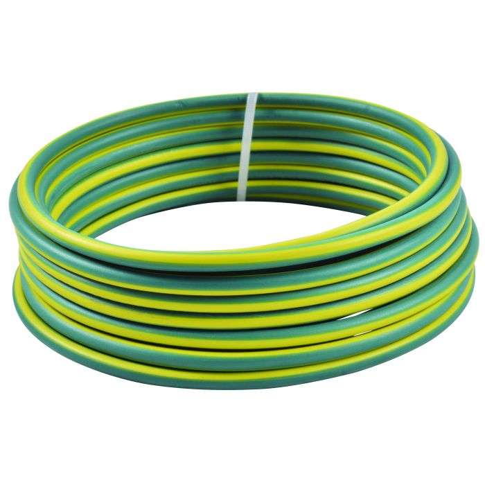 Green & Yellow House Wire 4.0mm x 10m