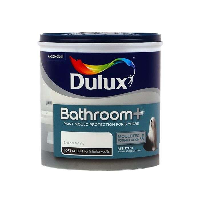 Dulux Bathroom+ Brilliant White 1L