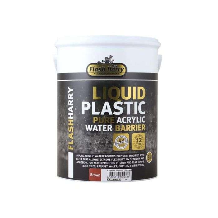 Flash Harry Liquid Plastic Waterproofing 5L - Grey