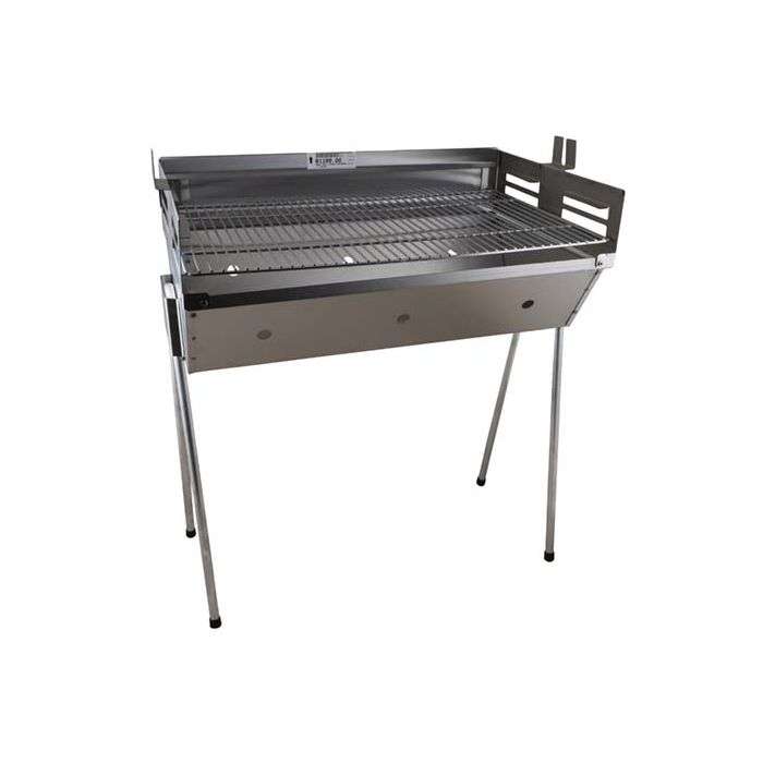 LK's Chef Leisure Stainless Steel Charcoal Braai 630 x 400mm