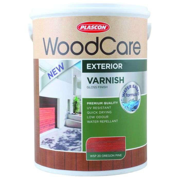 Plascon Woodcare Exterior Varnish Gloss Oregon Pine 5L