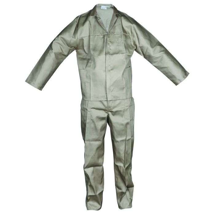 Pride Khaki 2 Piece Poly Cotton Conti Suit Size 42 80/20 S42