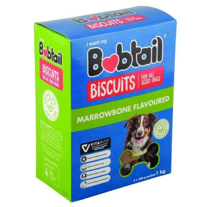 Bobtail Marrowbone Dog Biscuits 1kg