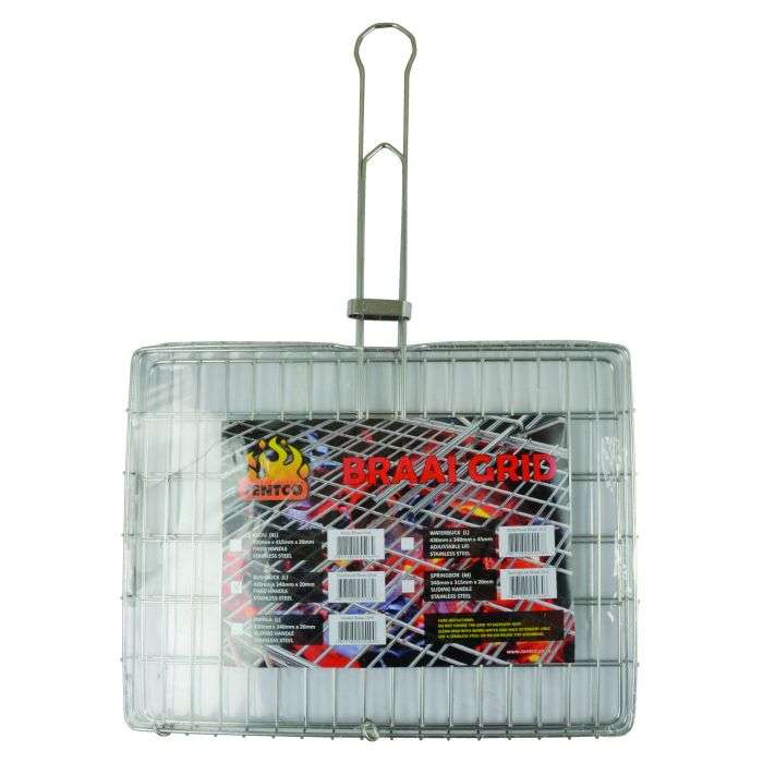 Tentco Stainless Steel Bushbuck Braai Grid 430 x 340mm