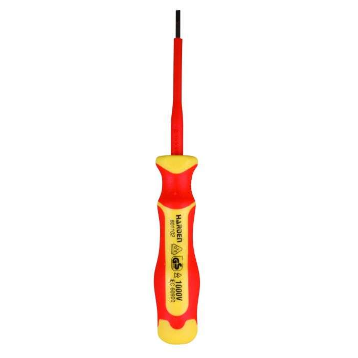 Harden 1000V Electric Slotted Screwdriver 2.5 x 100mm