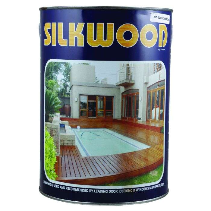 Silkwood M7 Decking Sealer Golden Brown 5L