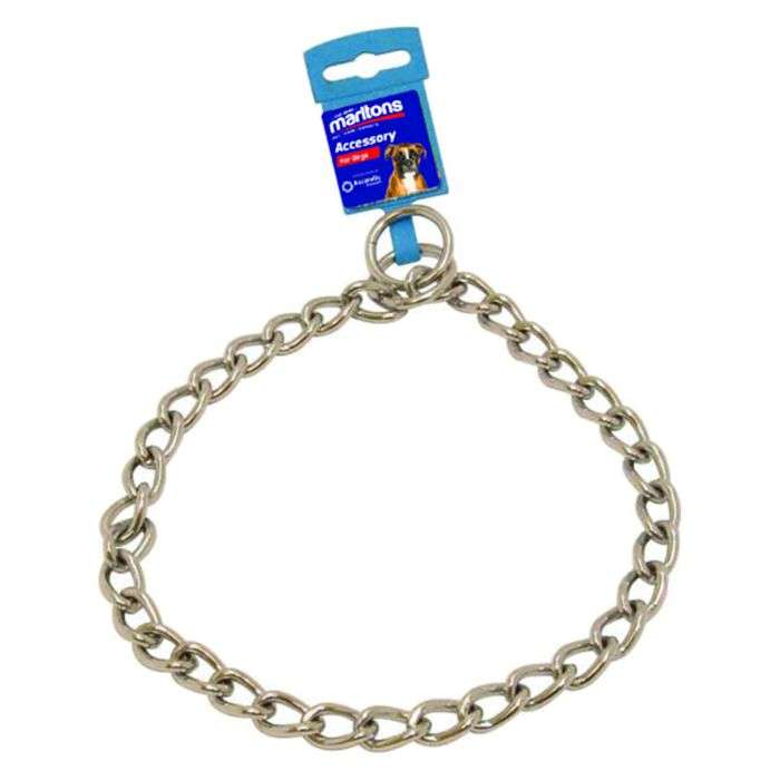 Marltons Dog Choke Chain 3.5 x 750mm