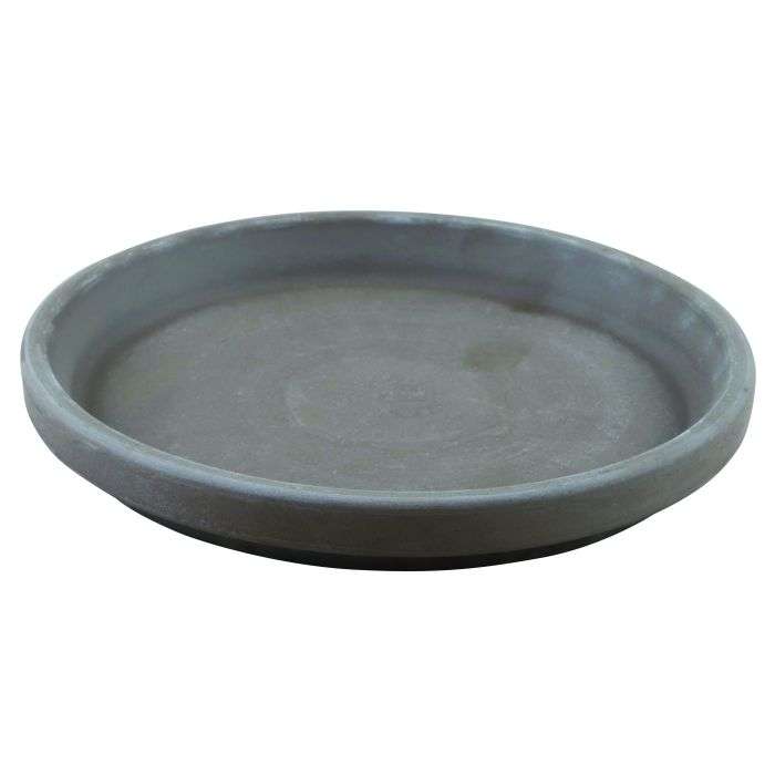 Basalt Terracotta Saucer Pot 16.5Cm