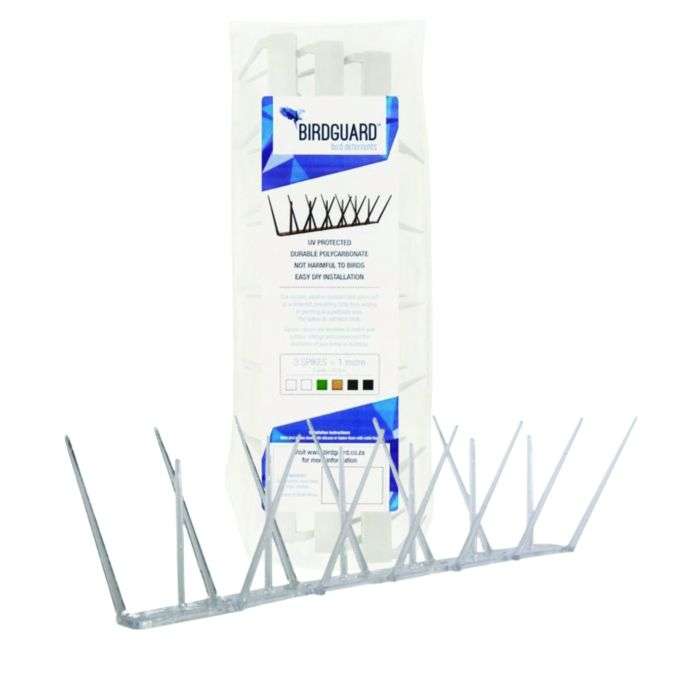 Birdguard Clear Bird Spikes 1m