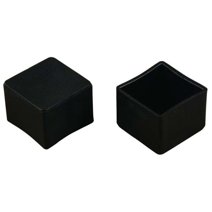 Plastic Square End Cap 32mm - 4 Pack