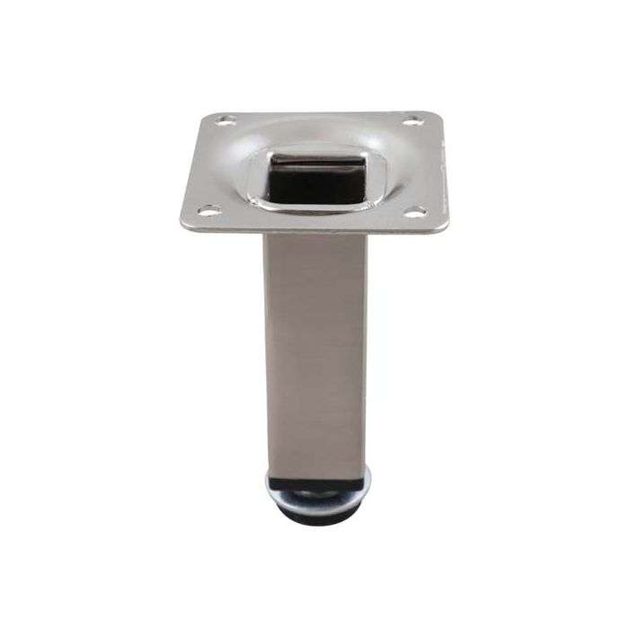 Raiel Brushed Satin Nickel Square Leg 100 x 25mm