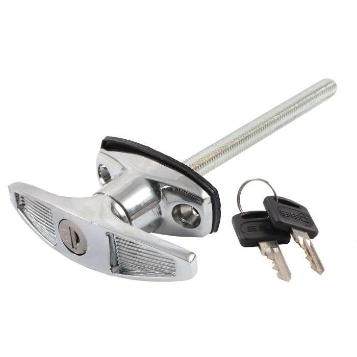 BBL Chrome Plated Drilled T-Handle Lock