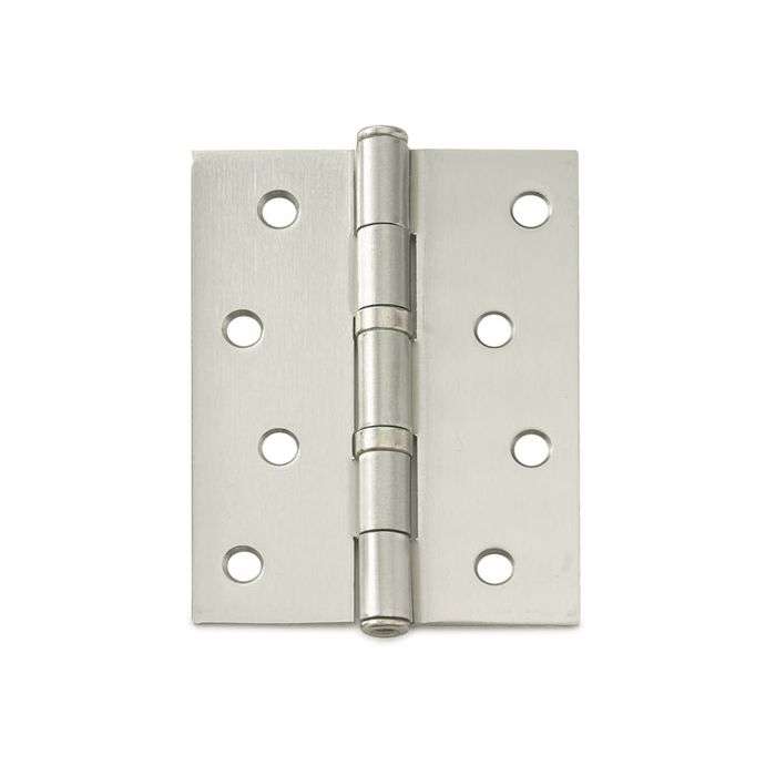 Samson Satin Nickel Ball Bearing Butt Hinge 100mm - 2 Pack