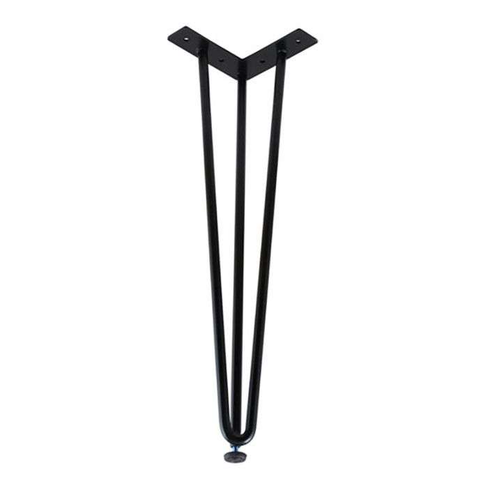 Black Hair Pin Leg 410mm